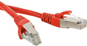 Hyperline PC-LPM-SFTP-RJ45-RJ45-C6-2M-LSZH-RD Коммутационный шнур SF/UTP, экранированный, Cat.6 (100% Fluke Component Tested), LSZH, 2 м, красный