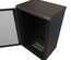Шкаф настенный 19-дюймовый (19"), 18U, 908x600х450мм, металлическая передняя дверь с замком, две боковые панели, цвет черный (RAL 9004) (разобранный)