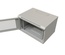 Шкаф настенный 19-дюймовый (19"), 9U, 500x600х450мм, перфорированная металлическая дверь с замком, цвет серый (RAL 7035) (разобранный)