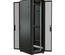 Шкаф напольный 19-дюймовый, 32U, 1610x600х800 мм (ВхШхГ), передняя и задняя распашные перфорированные двери (75%), цвет черный (RAL 9004) (разобранный)
