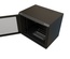 Шкаф настенный 19-дюймовый (19"), 12U, 650x600х450мм, перфорированная металлическая дверь с замком, цвет черный (RAL 9004) (разобранный)