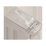 Коннектор RJ45 тип EZ, 8P8C, STP, Cat.5e, универсальный, покрытие 50 микрон,100 шт.
