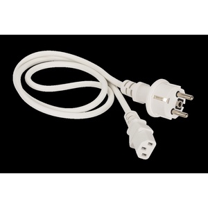 Шнур питания C13-Schuko прямая, 3х0.75, 220В, 10А, черный, 3 метра