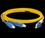 Патч-корд оптический LANMASTER, LSZH, симплексный, LC/UPC-SC/UPC, SM OS2, 2.0 м