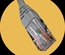 Патч-корд RJ45-S110P4, 1 метр