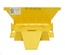 Крышка для опуска-вставки FiberGuide® из 100х150 мм в 100x100, цвет: жёлтый