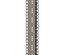 Hyperline CTRM19-37U-RAL7035 19'' монтажный профиль высотой 37U с маркировкой юнитов, для шкафов TTR, TTB, цвет серый RAL7035 (2 шт. в комплекте)