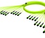 Претерминированный кабель 144 волокна LazrSPEED® WideBand OM5 12xMPO12(f)/12xMPO12(f), изоляция: LSZH, EuroClass B2ca, t=-10-+60 град., цвет: lime