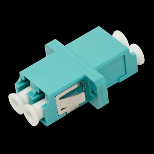Адаптер оптический LANMASTER LC, OM4 корпус SC, дуплексный