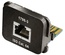 Адаптерная вставка AMP CO™ Plus Cat.6a RJ45 10 GigAEit Ethernet, цвет: чёрный (RAL 9005)