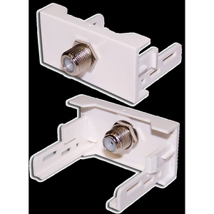 Вставка Mosaic 22.5x45 с RF-адаптером F-81, цвет: белый