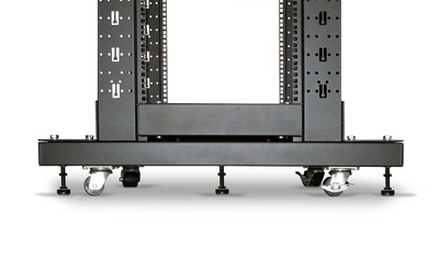 Hyperline ORK2A-BSM-800-RAL9005 Основание для стоек ORK2A глубиной 800 мм, для установки стойки на ножки и ролики (ножки и ролики в комплекте), цвет черный (RAL 9005)
