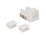 Модуль Keystone, RJ45, неэкранированный, кат.5E, со встроенной шторкой, 90 градусов, цвет: белый