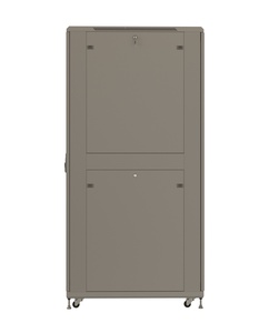 Hyperline TTR-4761-DD-RAL7035 Шкаф напольный 19-дюймовый, 47U, 2277x600х1000 мм (ВхШхГ), передняя и задняя распашные перфорированные двери (75%), ручка с замком, цвет серый (RAL 7035) (разобранный)