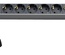Hyperline SHT19-6SH-2.5EU Блок розеток для 19" шкафов, горизонтальный, 6 розеток Schuko, кабель питания 2.5м (3х1.5мм2) с вилкой Schuko 16A, 250В, 482.6x44.4x44.4мм (ШхГхВ), корпус алюминий