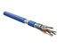 Hyperline FUTP4-C5E-S24-IN-LSZH-BL-305 (305 м) Кабель витая пара F/UTP, Cat.5e, 4 пары (24 AWG), одножильный(solid), экран - фольга, LSZH, нг(А)-HF, –20°C – +75°C, синий - гарантия:15 лет компонентная, 25 лет системная