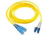 Коммутационный шнур SC/UPC-LC/UPC-дуплексный, SM, оболочка: LSZH, цвет: жёлтый, длина м: 10