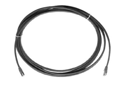 Экранированный коммутационный шнур Cat.6A S/FTP, калибр: AWG30, оболочка: LSZH, цвет: чёрный, длина м: 5
