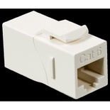 Повторитель портов RJ45, неэкранированный, кат.6, формата Keystone, 90 градусов, цвет: белый