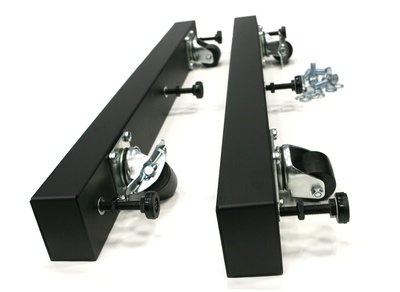 Hyperline ORK2A-BSM-800-RAL9005 Основание для стоек ORK2A глубиной 800 мм, для установки стойки на ножки и ролики (ножки и ролики в комплекте), цвет черный (RAL 9005)