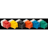 Модуль Keystone, RJ45, неэкранированный, кат.5E, со встроенной шторкой, 180 градусов, оранжевый