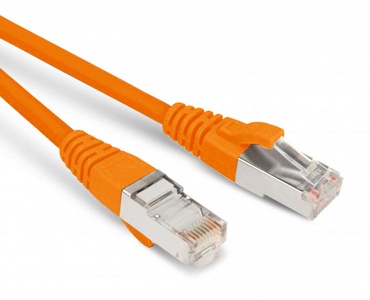 Hyperline PC-LPM-SFTP-RJ45-RJ45-C6-5M-LSZH-OR Коммутационный шнур SF/UTP, экранированный, Cat.6 (100% Fluke Component Tested), LSZH, 5 м, оранжевый