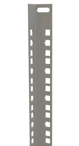 Hyperline CPR19-12U-RAL7035 19'' монтажный профиль высотой 12U, для шкафов TWB / TWL, цвет серый (2 шт. в комплекте)