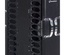 Комплект стойки вертикального кабельного органайзера двустороннего с дверцами; высота мм: 2134; ширина мм: 152; цвет: чёрный