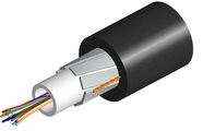 Оптический кабель Arid Core® Drop Cable, волокон: 2, Тип волокна: G.652.D and G.657.A1, TeraSPEED®, конструкция: общая трубка 4 мм c гелем с усилением пластинами из фибергласа, изоляция: LSZH UV stabilized, EuroClass: Dca, диаметр: 8,3 мм, -20 - +70 град., цвет: чёрный