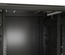 Hyperline TTB-2766-AS-RAL9004 Шкаф напольный 19-дюймовый, 27U, 1388x600х600 мм (ВхШхГ), передняя стеклянная дверь со стальными перфорированными боковинами, задняя дверь сплошная, ручка с замком, крыша нового типа, цвет черный (RAL 9004) (разобранный)
