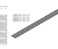 Hyperline CDV-150x9-22U-RAL7035 Перфорированный вертикальный кабельный органайзер-лоток 150х9 мм, высотой 979 мм, для шкафа высотой 22U, серый
