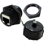 Индустриальный повторитель портов RJ45, экранированный, кат.5E, IP68