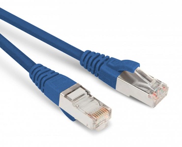 Hyperline PC-LPM-SFTP-RJ45-RJ45-C6-5M-LSZH-BL Коммутационный шнур SF/UTP, экранированный, Cat.6 (100% Fluke Component Tested), LSZH, 5 м, синий