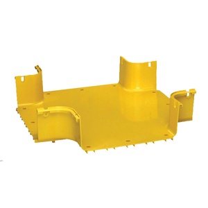 X-отвод вставка FiberGuide® 102х305, для лотка типоразмером 100х300, цвет: жёлтый