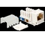 Модуль Keystone, RJ45, неэкранированный, кат.5E, без шторки, 90 градусов, цвет: белый