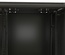 Hyperline TWB-0445-SR-RAL9004 Шкаф настенный 19-дюймовый (19"), 4U, 278x600х450мм, металлическая передняя дверь с замком, две боковые панели, цвет черный (RAL 9004) (разобранный)