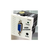 Конвертор RJ45-VGA, передатчик, без блока питания, формата Mosaic, 45x45мм, цвет: белый