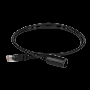 Удлинитель патч-корда UTP кат.5E, розетка RJ45 - вилка RJ-45, 0.5 м, серый
