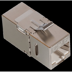 Повторитель портов RJ45, экранированный, кат.6, формата Keystone, 90 градусов