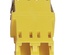 Адаптер LazrSPEED®, OptiSPEED®, TeraSPEED® LC Duplex с ключом, втулка: керамика, фланцы: нет, цвет: жёлтый