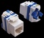 Модуль Keystone ToolLess, RJ45, неэкранированный, кат.5E, без шторки, 180 градусов, цвет: белый