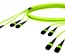 Претерминированный кабель 48 волокон LazrSPEED® WideBand OM5 4xMPO12(f)/4xMPO12(m), изоляция: LSZH, EuroClass B2ca, t=-10-+60 град., цвет: lime