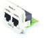 Двойная адаптерная вставка AMP CO™ Plus Cat.5E, Тип вставки: 2xRJ45 (2хISDN), цвет: белый (RAL 9010)