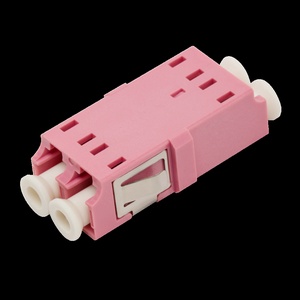 Адаптер оптический LANMASTER LC, SM/APC, корпус SC без фланцев, дуплексный