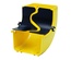 Угол вертикальный вверх пластикового лотка FiberGuide® 102х152 с крышкой, угол: 90, цвет: жёлтый