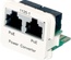 Адаптерная вставка AMP CO™ Plus 2xRJ45 Cat.6 POE Converter B->A Fast Ethernet, цвет: белый (RAL 9010)