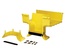 Кабельный сход с лотка 102x152 для обеспечения радиуса изгиба кабеля FiberGuide® Trumpet Flare, цвет: жёлтый