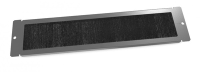 Hyperline TCB-TTB-RAL7035 Панель с щеточным кабельным вводом в пол/потолок для шкафов серии TTB, TTR, TWB, TWL, 65 мм х 293 мм (ШхД), цвет серый (RAL 7035)