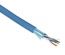Hyperline FUTP4-C5E-P26-IN-PVC-BL-100 (100 м) Кабель витая пара, экранированная F/UTP, категории 5e, 4 пары (26 AWG), многожильный (patch), экран - фольга, PVC, –20°C – +75°C, синий