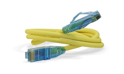 Hyperline PC-LPM-UTP-RJ45-RJ45-C6-15M-LSZH-YL Коммутационный шнур U/UTP, Cat.6 (100% Fluke Component Tested), LSZH, 15 м, желтый